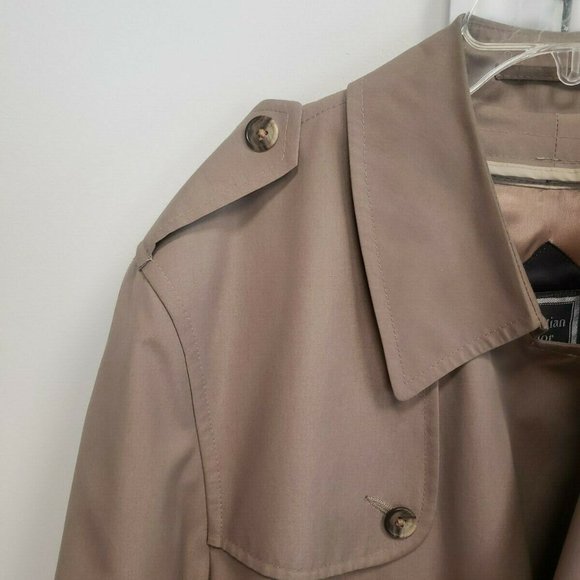 Dior Monsieur vintage cotton wool tan khaki oversized trench coat L FR 44 - Picture 3 of 10